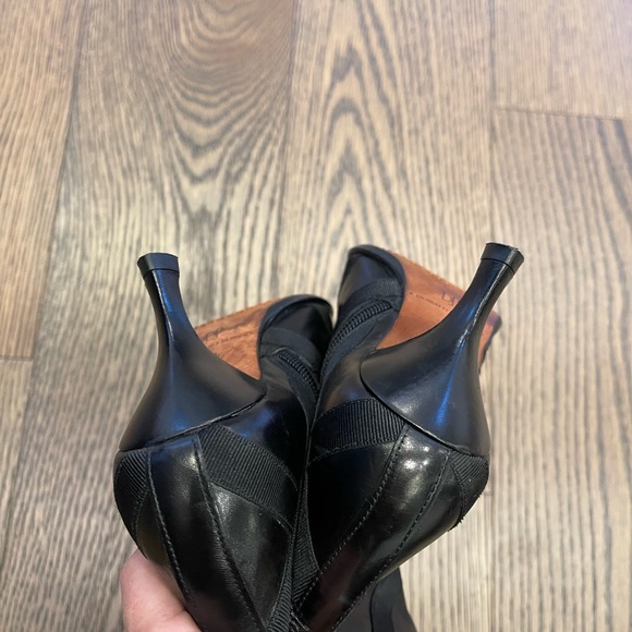 Donald J Pliner Leather Booties Black sz 4 - Picture 8 of 8